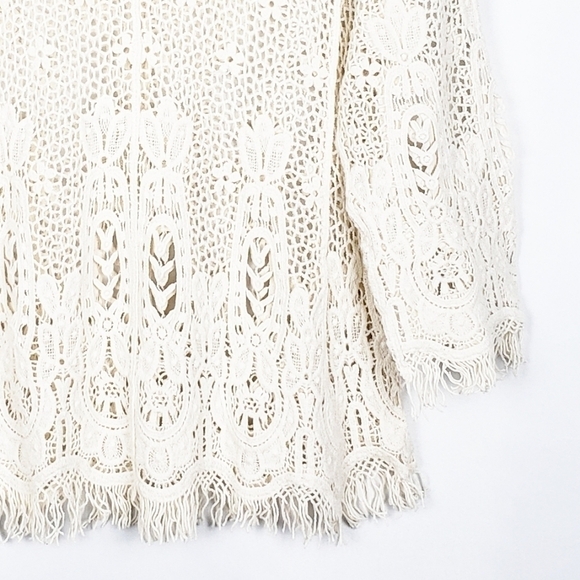 LE MODA crochet woven top - Picture 3 of 5